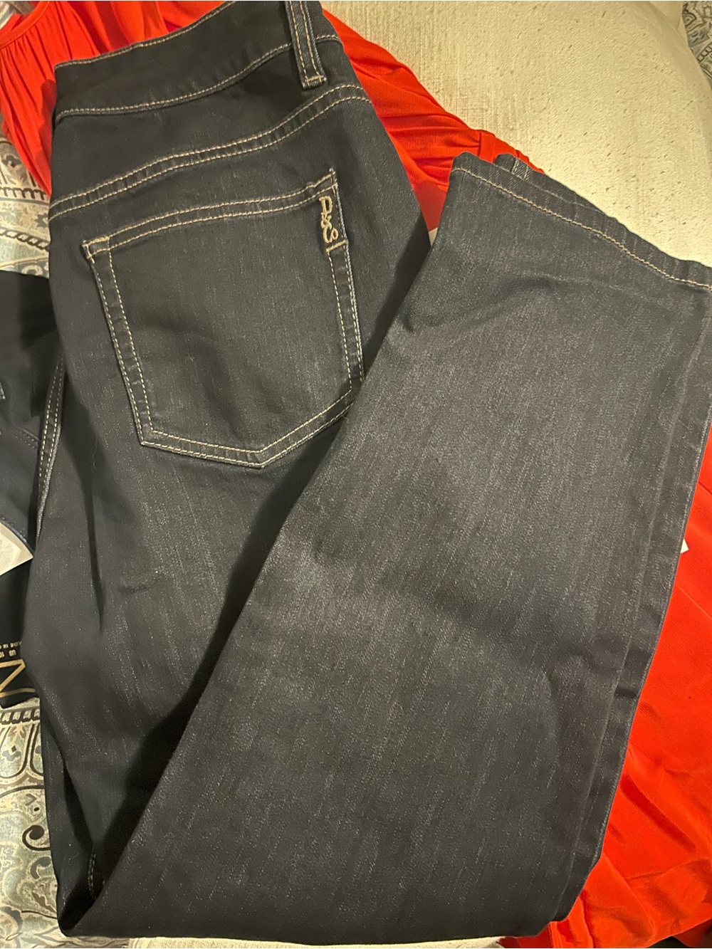 d&co. Women’s Slim Dark Blue Denim Jeans